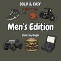 Men's Edition Bold & Easy Coloring Book