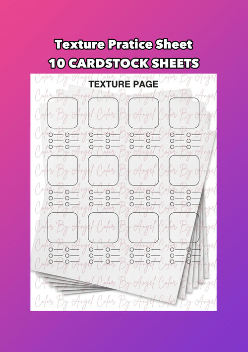 Cardstock heart sheets & Practice sheet