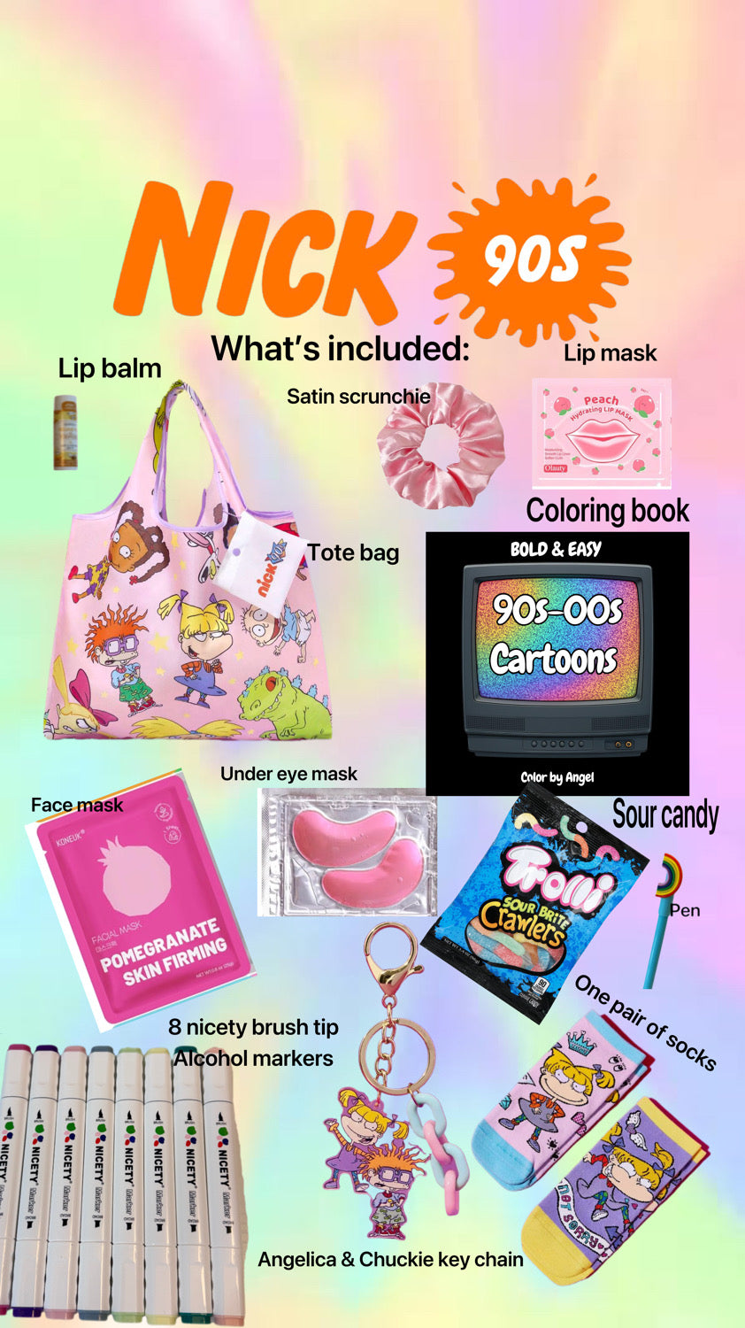 Nickelodeon 90’s Blind Date with a Coloring Book Bundle