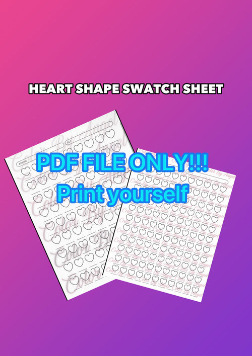 Digital download swatch & Pratice sheets