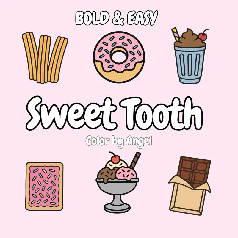 Sweet Tooth Bold & Easy Coloring Book